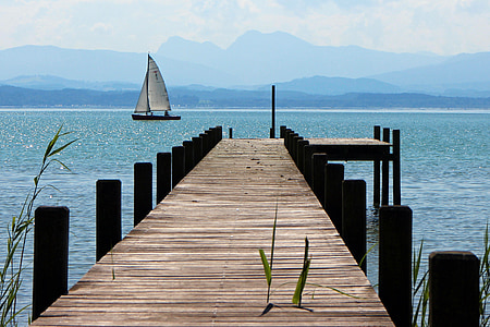 brown wooden dock thumbnail