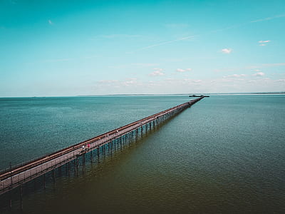 aerial photography of bride thumbnail