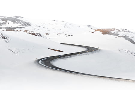 road with snowfield thumbnail
