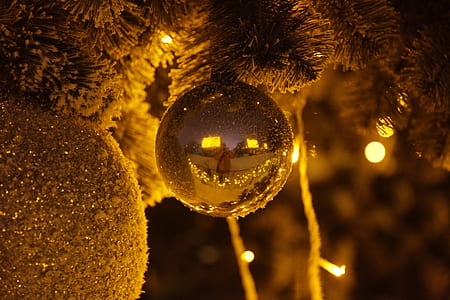 close up photo of yellow baubles thumbnail