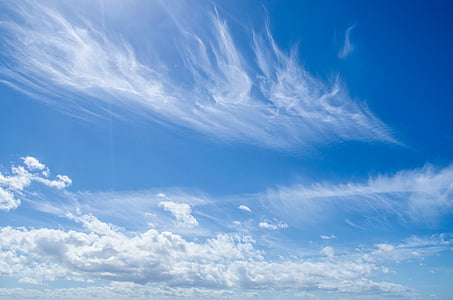 white clouds on blue sky during daytome thumbnail