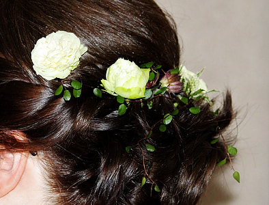 yellow and green floral headpiece thumbnail