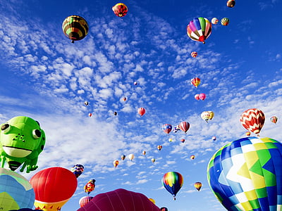 photo of flying hot air balloon lot thumbnail