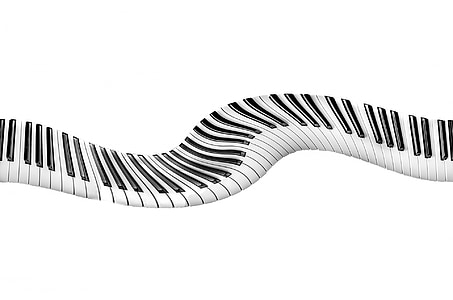 piano keys artwork against white background thumbnail