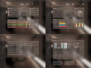 Admin Panel Template (Psd) psd file