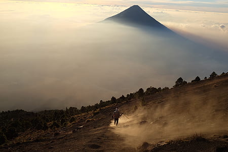 person running towards mountain thumbnail