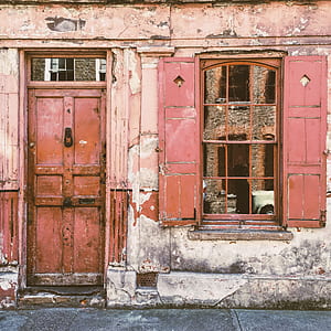 opened red wooden window thumbnail