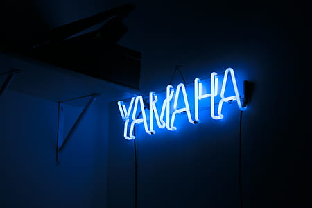white Yamaha LED signage thumbnail