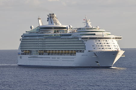 white cruise ship at daytime thumbnail