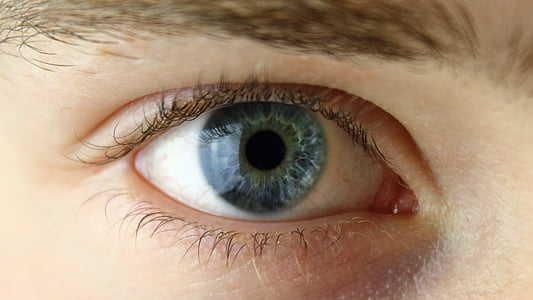 closeup photography of right human eye thumbnail