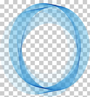 Circle, Abstract circle border, blue and black decor PNG clipart