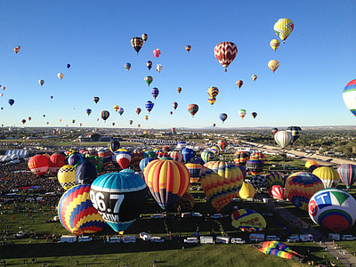assorted hot air balloon lot during daytime thumbnail