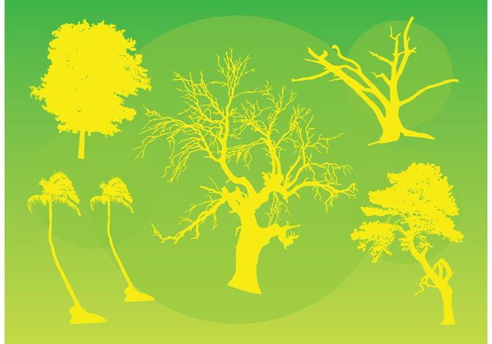 Trees Vector Graphics eps, ai file