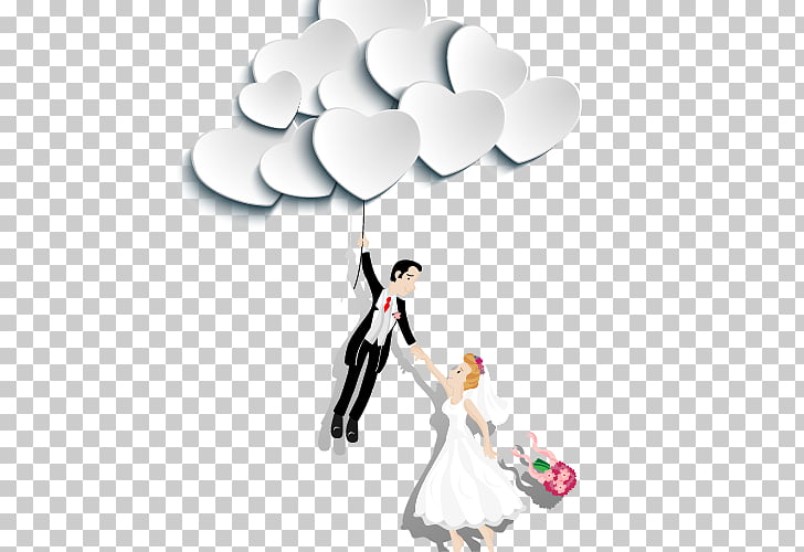 Flower Wall decal, flower, man holding balloons while holding woman sticker PNG clipart