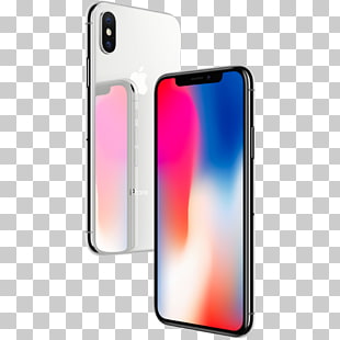 IPhone 8 Plus iPhone X Apple FaceTime Telephone, iphone x, silver iPhone X and space gray iPhone X PNG clipart