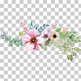 Iphone 5s Flower Paper Watercolor Flowers Border Pink Flowers