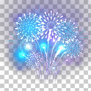 Fireworks Icon, Blue flame fireworks, fireworks display PNG clipart