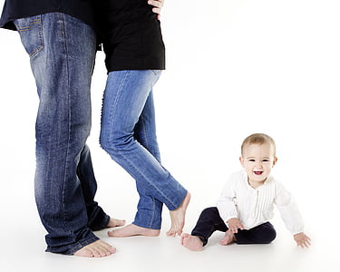 photo of baby sitting on floor thumbnail