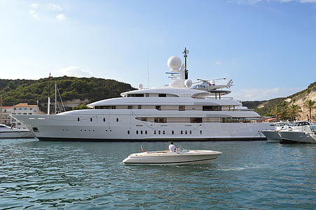 white yacht on water thumbnail