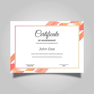 modern certificate template ai svg eps file free ai certificate template