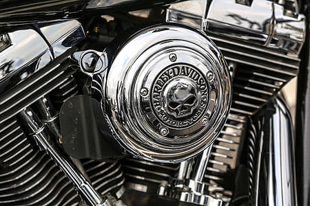 gray Harley-Davidson engine thumbnail