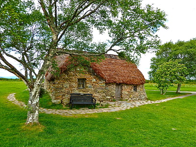 brick house near forest thumbnail