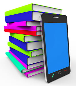 Phone Knowledge Online Indicates World Wide Web And Book thumbnail