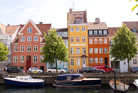 landscape photography of colorful houses in Netherlands thumbnail