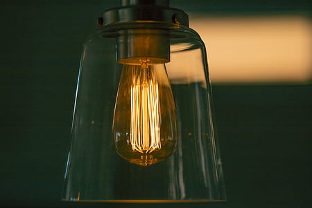 halogen light bulb turned on thumbnail