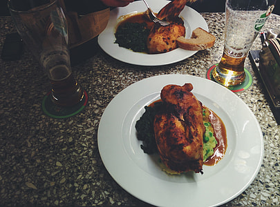 Half of a chicken in a restaurant thumbnail