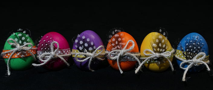 six multicolored egg trinket thumbnail