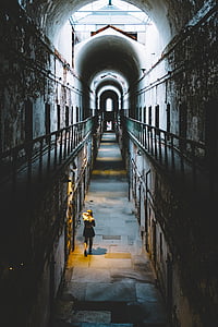 woman walking inside building thumbnail