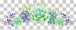 Flower Tea production in Sri Lanka Succulent plant , Flowers, green and blue flowers painting PNG clipart