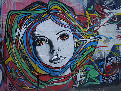 woman face abstract painting thumbnail