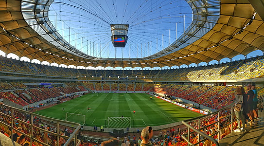 soccer stadium on daytime thumbnail