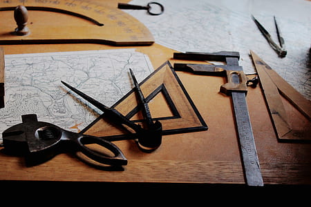 gray rulers and black bow compass thumbnail