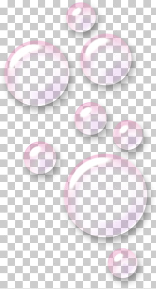 Pink Foam Pattern, Pink Bubble, bubbles illustration PNG clipart
