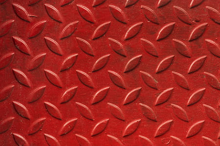 red metal diamond plated surface thumbnail