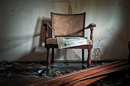 brown wooden armchair thumbnail