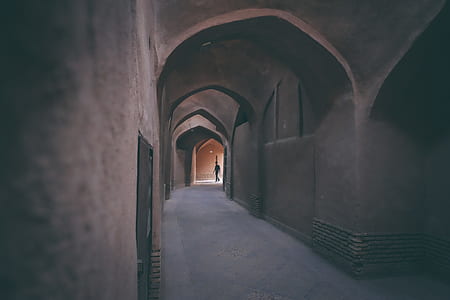 person walking on hallway thumbnail