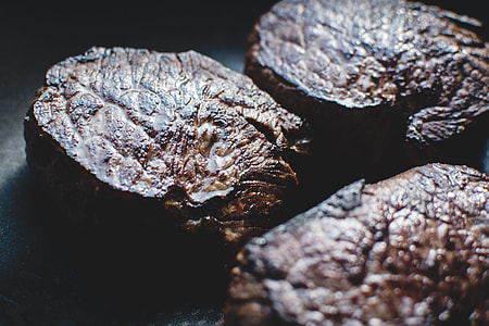 Beef steaks close up thumbnail