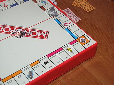 white and red Monopoly board thumbnail