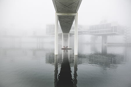 white and gray concrete bridge thumbnail