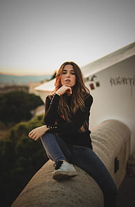 woman sitting on terrace thumbnail