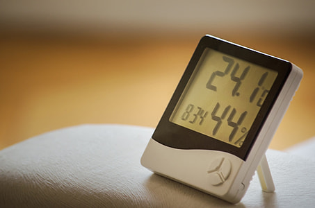 digital thermostat at 24.1 and 44 % thumbnail