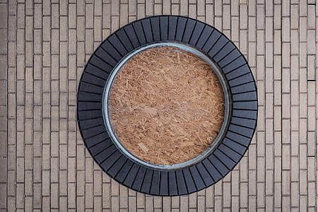 round black wooden frame thumbnail