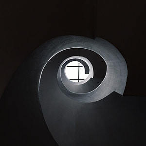 worms eye view photo of spiral thumbnail