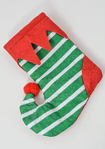 closeup photo of elf stocking thumbnail