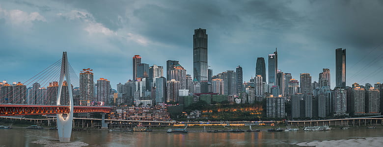 sea, city, sky, water thumbnail