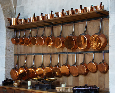 brass steel casserole lot thumbnail